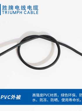 胜牌现货JS系列TRVV3*2.5平方耐油高柔耐弯曲800万次拖链电线