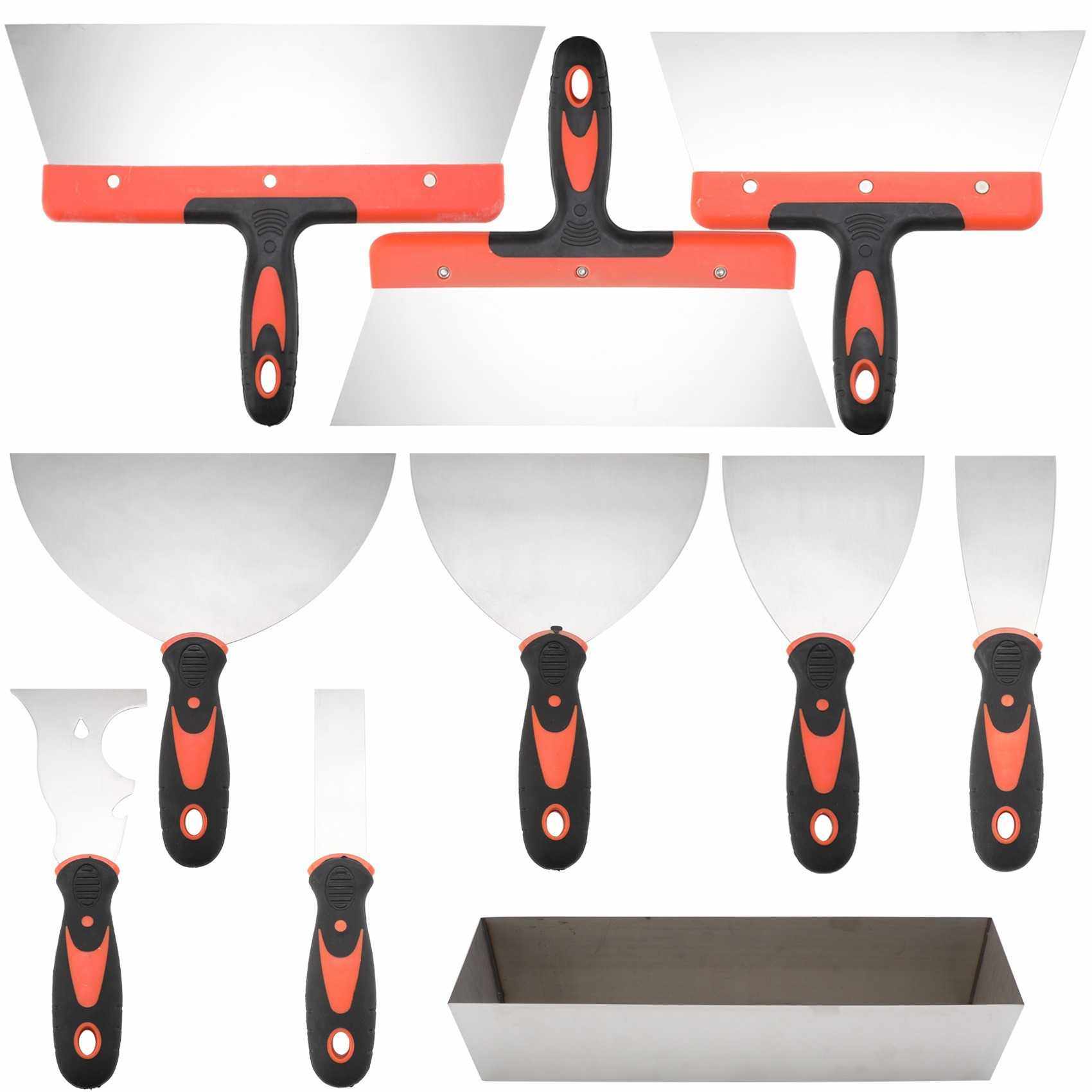 跨境锈钢油灰刀双色柄铲刀木柄腻子刀镜面铲子塑料柄灰刀沙盘套装,电子元器件市场,其它元器件,淘宝优惠券,粉丝福利购,淘宝优惠卷