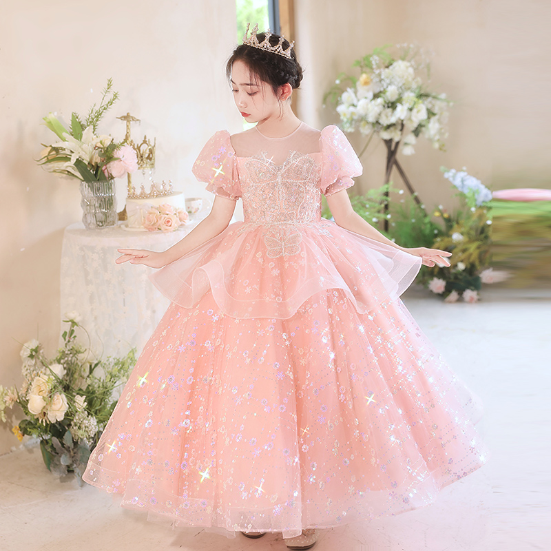 珍妮芸女童钢琴演奏礼服