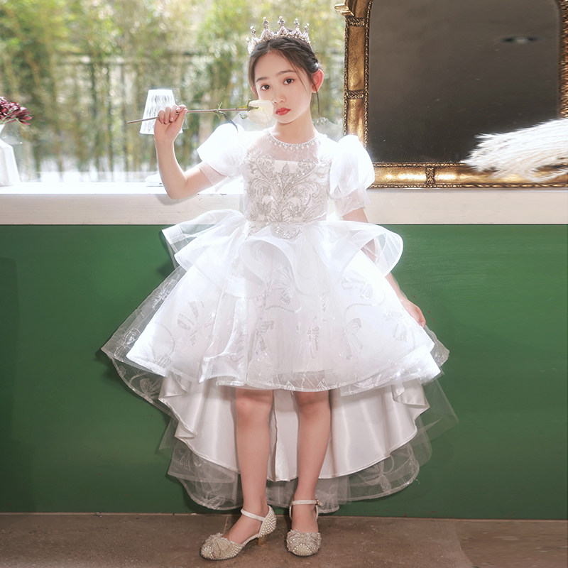 女童礼服儿童小主持人生日公主裙花童婚礼小女孩钢琴演奏服演出服