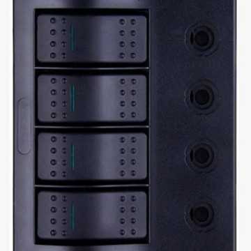 游艇开关面板 驾驶台控制面板 船舶改装车配件 PN-AP4S