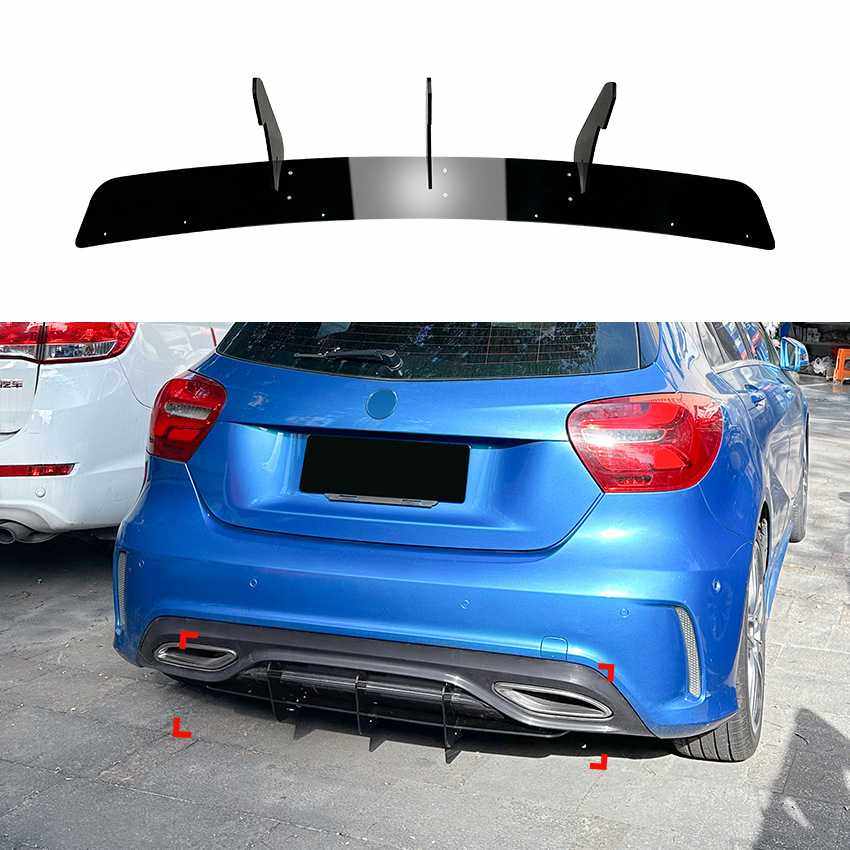 适用奔驰A级 W176 2016-2018 AMG Line后唇后刀锋扰流风刀改装,玩具/童车/益智/积木/模型,垂直悬浮玩具,淘宝优惠券,粉丝福利购,淘宝优惠卷