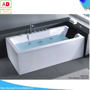 供应智能浴缸 按摩冲浪浴缸配件668 亚克力五件套水件浴缸