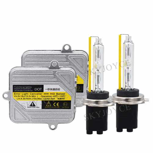 汽车快启安定器氙气灯高亮套装12v 55w快启HID灯泡H1 H7 H11 H4