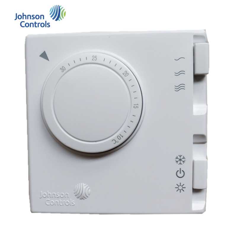 Johnson江森T125AAC-JS0风机盘管用机械拨盘式温控器开关面板