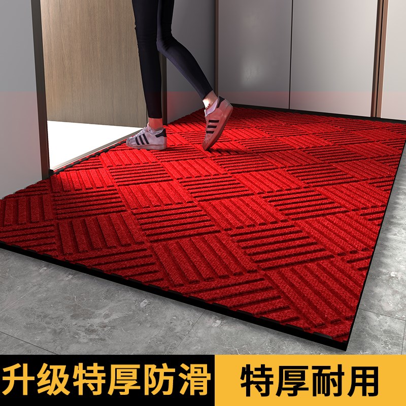 高端别墅入户门地垫加厚防滑垫进门地毯耐脏脚垫大门免洗垫子