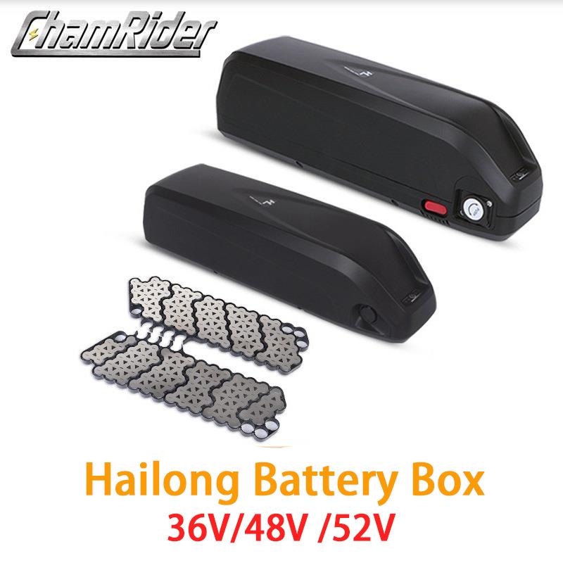 锂电池盒18650电池外壳海龙款电池壳36V48V52V电动自行车电池盒子