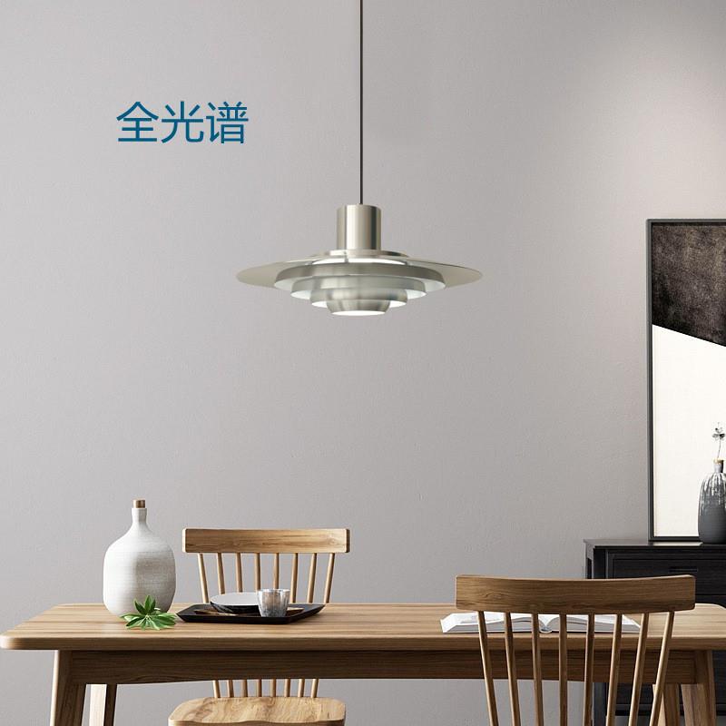 后现代铝材吊灯现代简约餐厅吧台多层北欧设计师创意个性飞碟吊灯
