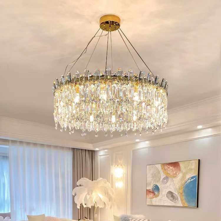 2023年新款轻奢现代简约水晶吊灯客厅灯奢华大气餐厅主卧室设计师