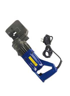 蓝色6mm电动冲孔机EH-20冲孔速度2-3S直接插电使用钢槽打孔机