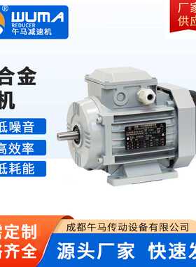 铝合金电机Y28024-0.75KW-B5 成都午马传动设备电动机 厂家直销