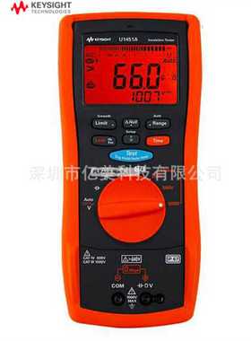 是德Keysight 手持绝缘电阻表测试仪U1451A U1452A U1453A