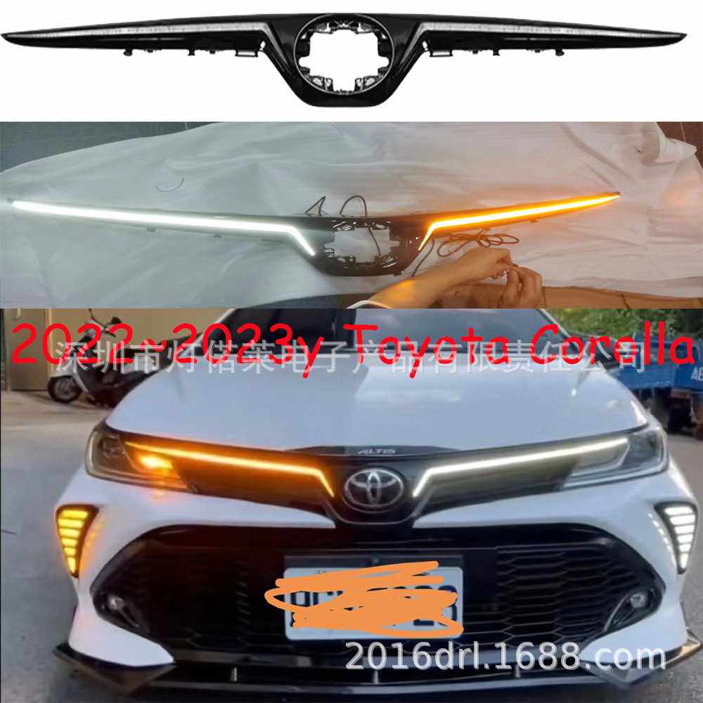 适用于丰田卡罗拉GR Sport日行灯大灯前照灯雾灯2022~2