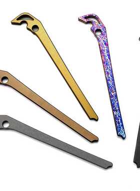 大沙钛合金背脊 龙骨Sebenza 21/31配件改装钛合金刀零件制作