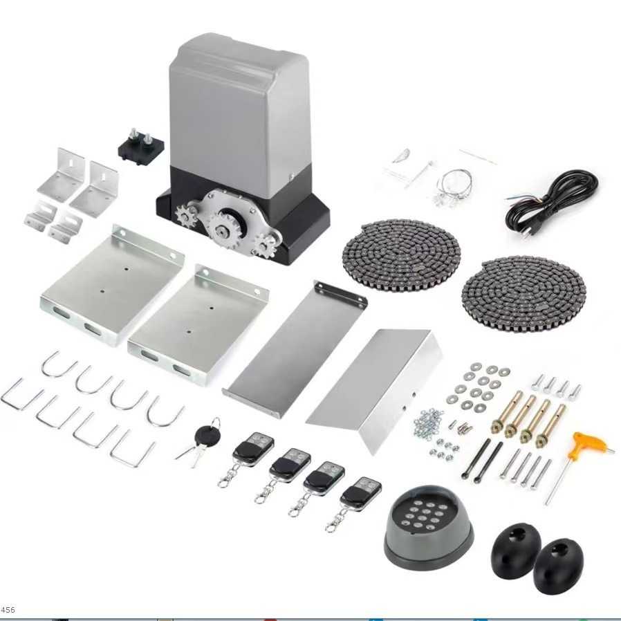 链条电动大门平移门电机一体机全套推拉门遥控别墅庭院自动开门机