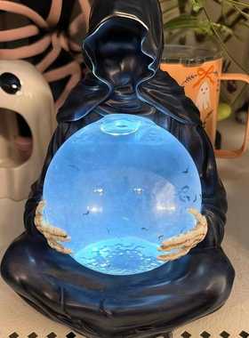 The Death God's Crystal Ball死神的水晶球万圣节家庭聚会装饰