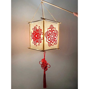 艺花剪纸轴对称窗花五角形折叠手工镂空宣纸成品红纸传统手工艺