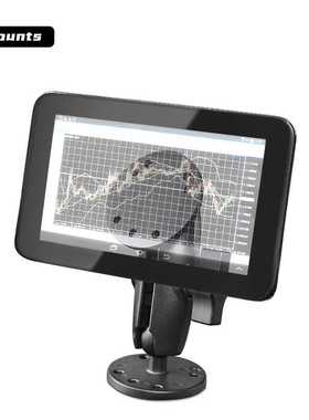 VIN农机驾驶导航电脑万向支架1英寸球头AMPS圆形30X38孔距支架