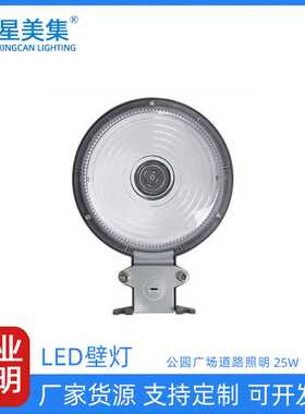 Wallpack美式庭院灯户户外铝材壁灯花园阳台庭院室外庭院阳台25W