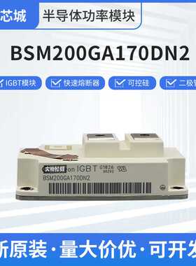 可控硅晶闸管BSM200GA170DN2整流桥IGBT功率模块