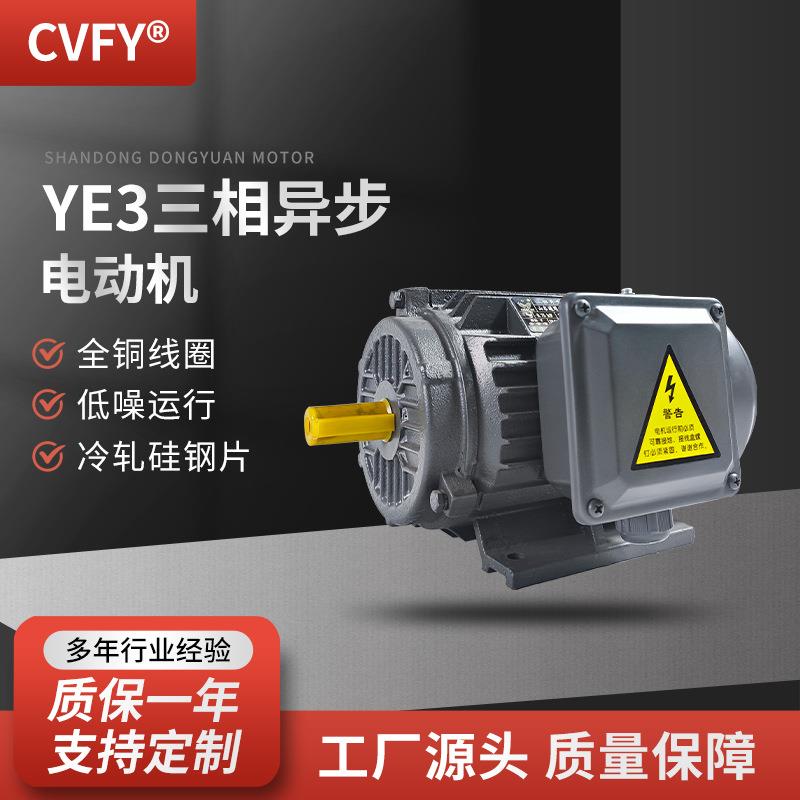 YE3三相异步电动机YE3-250M-4极电机380V55W1480r/min马达