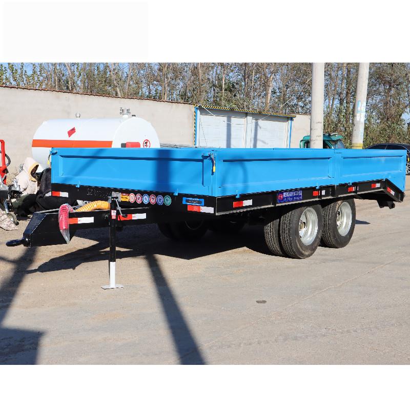 8吨平板拖车挖掘机拖车钩机拖车拖拉机牵引拖车平板拖车