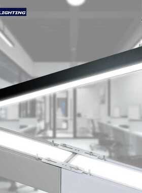 热销写字楼工程吊线灯1.2m40w商场led铝方通办公室长条吊灯工程款