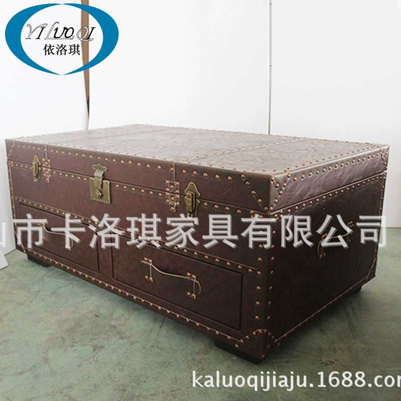 复古茶几设计师复古Loft金属家具 床尾凳储物柜 行李柜