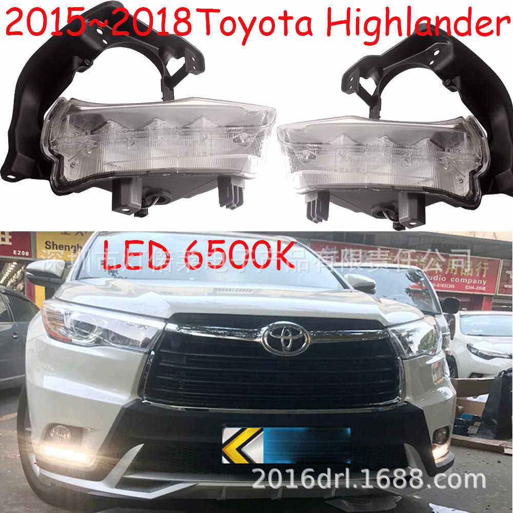 2015~2017汉兰达日行灯LED大灯前照灯大灯汉兰达雾灯