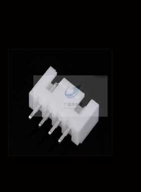 PHB PH 4A 2.54mm间距 立式 白色带锁扣 连接接线端子 4P直针插针