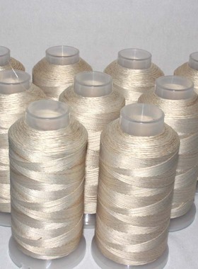 无碱黄色0.25MM玻璃纤维缝纫纱线 净重200克耐高温55Z0度防火线