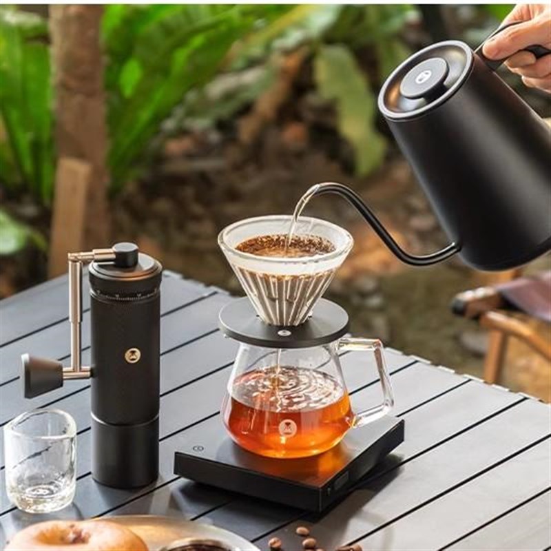 泰摩 杀手箱全套手摇磨豆机礼盒 滴滤式家用手冲咖啡壶送礼套盒