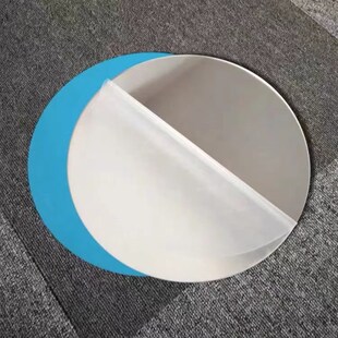 深渊茶几透明双面镜半透明圆形轮胎G茶几材料千层亚克力有机玻璃