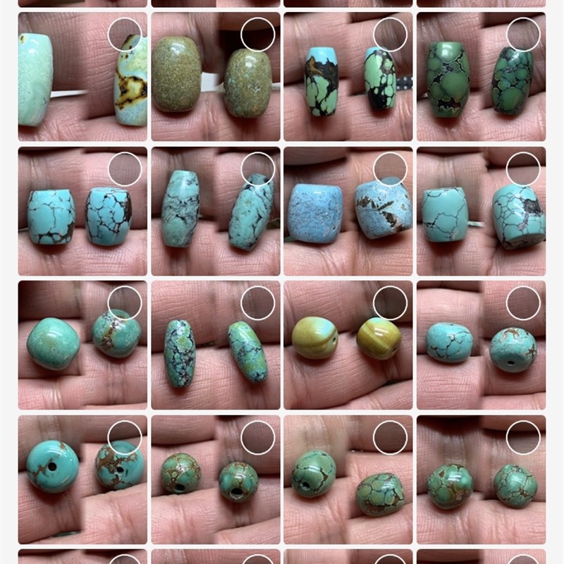 一图一物扣子绿松石天珠老型x水桶珠米珠腰珠顶珠弟子珠佛串配珠