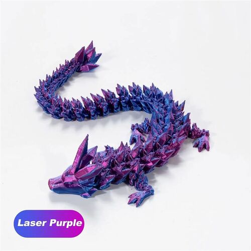 3D Printed Gem Articulated Dragon Rotatable 3D Dragon Toy My