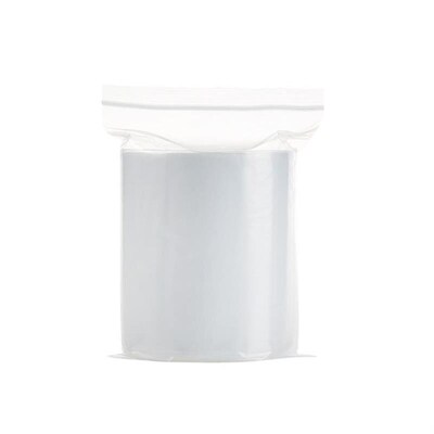 100pcs Clear Zip Lock Bags Thick Ziplock Plastic Small packi