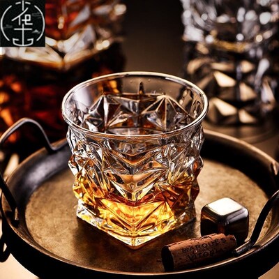 Whisky glasses 6 sets of wine glasses glass glasses bar bee