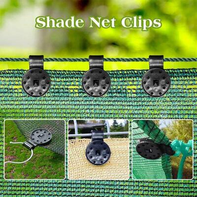 50Pcs Shade Cloth Clips Shade Fabric Clamps Grommets For Net