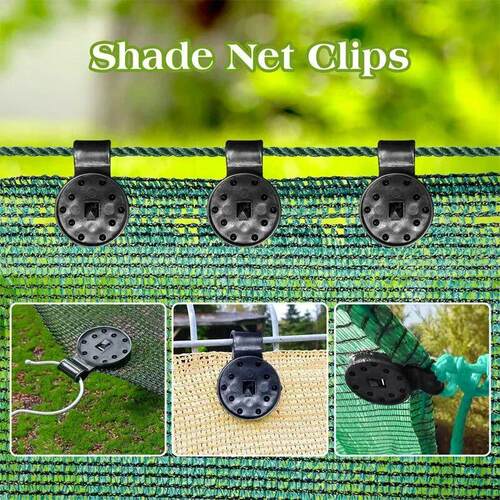 50Pcs Shade Cloth Clips Shade Fabric Clamps Grommets For Net