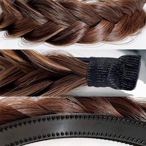 Women Synthetic Wig Twist Braided Hair Bands Fashion Braids
