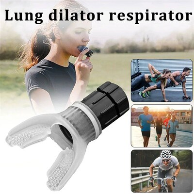 Breathing Trainer Exercise Lung Trainer Silicone Mouthpiece