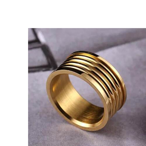 10MM Wide Trendy Stainless Steel Ring For Woman And Man