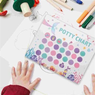 Potty Training Stickers for Kids Dinosaur Chart and