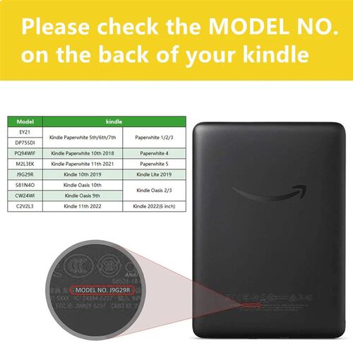 For KPW 5/4/3/2/1 Transparent Case for Kindle 10th ver for O