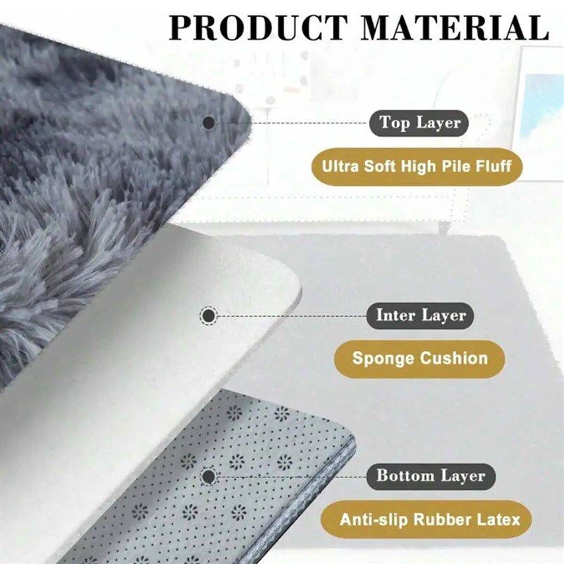 Plush Carpet For Living Room Sofa Floor Cushions  Modern Sof图片