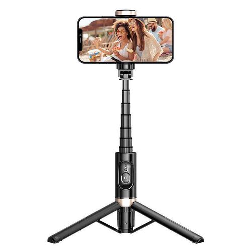 Selfie Stick Tripod, Extendable 3 in 1 Aluminum Selfie