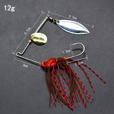 1pcs Fishing Lure 12/17g Wobblers Lures Spinners Spoon Bait