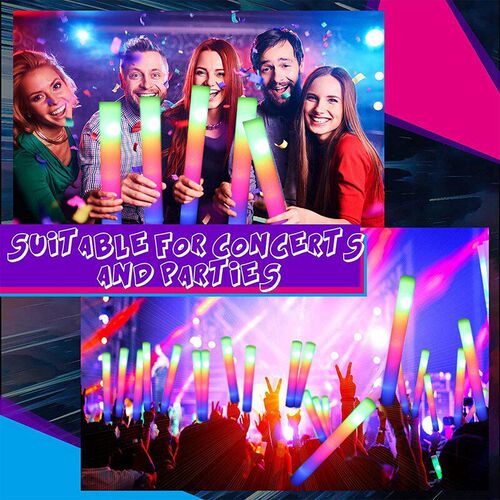 LED Glow Sticks LED Cheer Sticks Light Up Cheer Tube