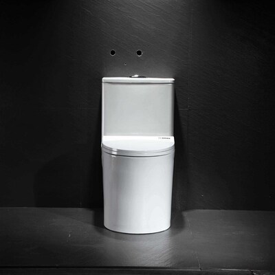 Household Bathroom Ceramic Siphon Toilet Toilet Toilet Large
