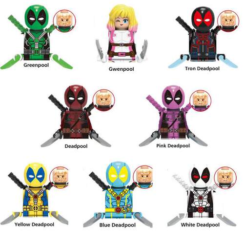 New  Superhero Christmas Blocks Toys Mini Groot figures Spid